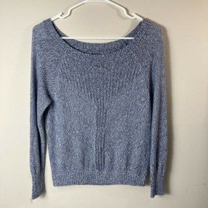 Soho New York & Company Jeans Blue and White Sweater Size X Small
